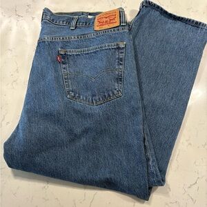 Levi's Men’s 550 Relaxed Fit Straight Leg Jeans Size 46 X 30